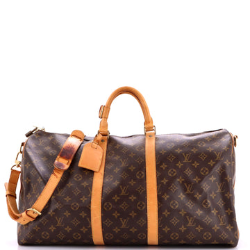 Keepall Bandouliere Bag Monogram Canvas 55