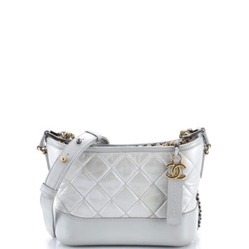 Chanel Gabrielle Hobo Quilted Aged Calfskin Small