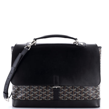 Goyard Citadin Messenger Briefcase Coated Canvas
