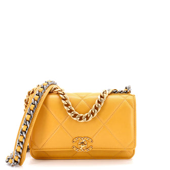 Chanel 19 Wallet on Chain Quilted Lambskin
