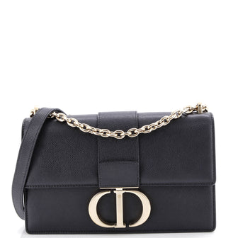 Christian Dior 30 Montaigne Chain Flap Bag Leather