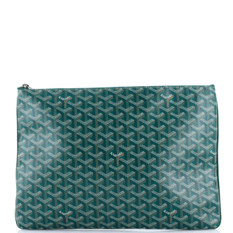 Goyard Senat Zip Pouch Coated Canvas GM