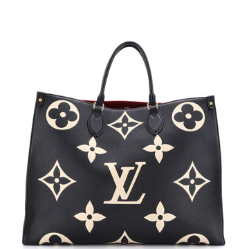 Louis Vuitton OnTheGo Tote Bicolor Monogram Empreinte Giant GM