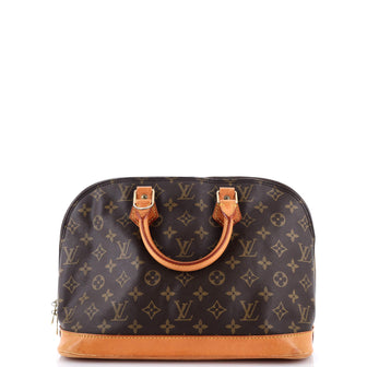 Vintage Alma Handbag Monogram Canvas PM