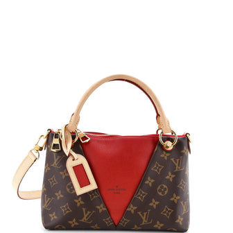 Louis Vuitton V Tote Monogram Canvas and Leather BB