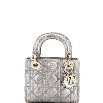 Christian Dior Lady Dior Bag Python Mini