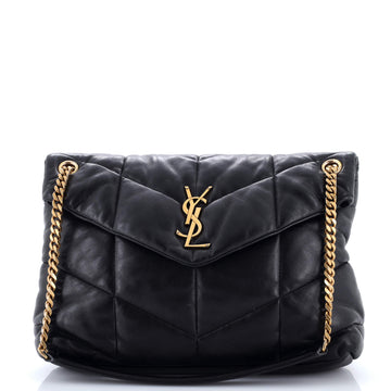 Saint Laurent Loulou Puffer Shoulder Bag Quilted Leather Medium