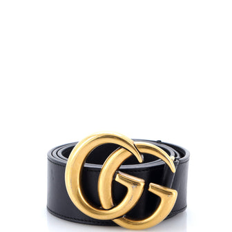 GG Marmont Belt Leather Wide 90