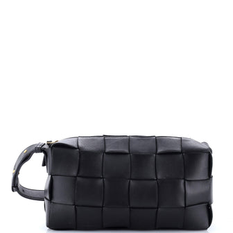 Bottega Veneta Brick Cassette Shoulder Bag Maxi Intrecciato Leather