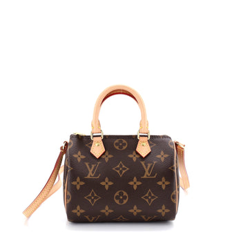 Louis Vuitton Speedy Bandouliere Bag Monogram Canvas Nano