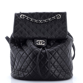 Chanel Urban Spirit Backpack Quilted Lambskin Large