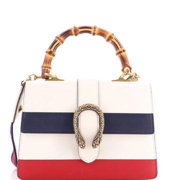 Gucci Dionysus Bamboo Top Handle Bag Colorblock Leather Medium