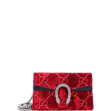 Gucci Dionysus Bag GG Velvet Super Mini