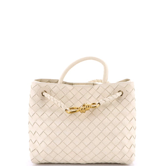 Bottega Veneta Andiamo Top Handle Bag Intrecciato Nappa Small