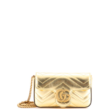 Gucci GG Marmont Flap Bag Matelasse Leather Super Mini