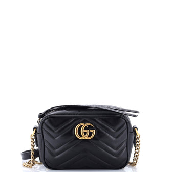 Gucci GG Marmont Shoulder Bag Matelasse Leather Mini