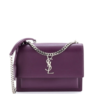 Saint Laurent Sunset Crossbody Bag Leather Medium