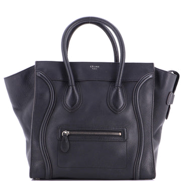 Celine Luggage Bag Grainy Leather Mini