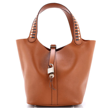 Hermes Picotin Lock Bag Tressage Epsom MM
