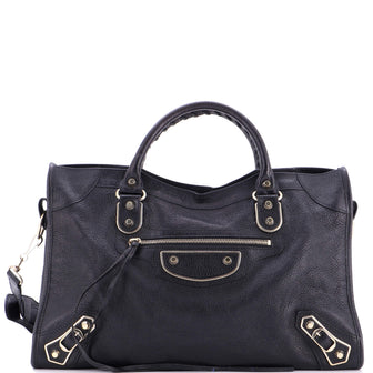 Balenciaga City Classic Metallic Edge Bag Leather Medium