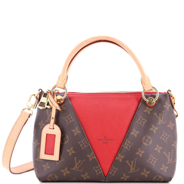 Louis Vuitton V Tote Monogram Canvas and Leather BB