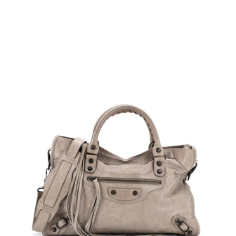 Balenciaga City Classic Studs Bag Leather Medium