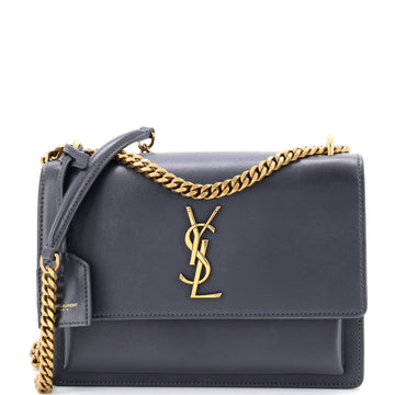 Saint Laurent Sunset Crossbody Bag Leather Medium