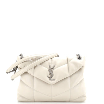 Saint Laurent Loulou Puffer Shoulder Bag Quilted Leather Medium