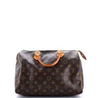 Louis Vuitton Speedy Handbag Monogram Canvas 30