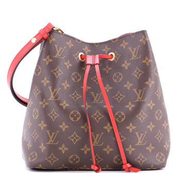 Louis Vuitton NeoNoe Handbag Monogram Canvas with Leather MM