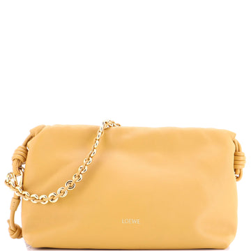 Loewe Flamenco Knot Chain Purse Bag Leather Medium