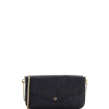 Louis Vuitton Felicie Pochette Monogram Empreinte Leather