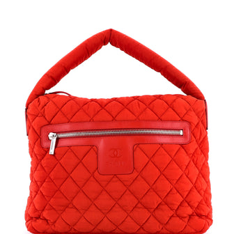 Chanel Coco Cocoon Hobo Quilted Nylon Medium
