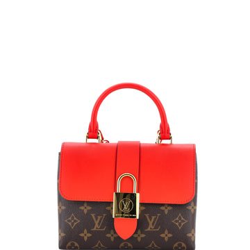 Louis Vuitton Locky Handbag Monogram Canvas with Leather BB