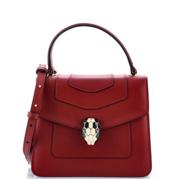 Bvlgari Serpenti Forever Top Handle Bag Leather Small