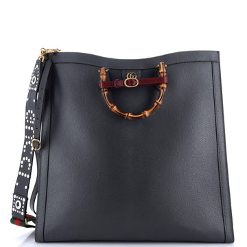 Gucci Diana NM Bamboo Handle Tote Leather Maxi