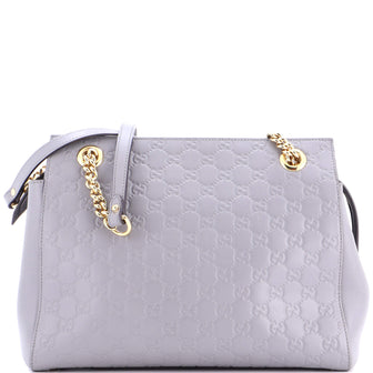Gucci Soft Signature Shoulder Bag Guccissima Leather Medium