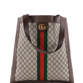 Gucci Ophidia Soft Open Tote GG Coated Canvas Large