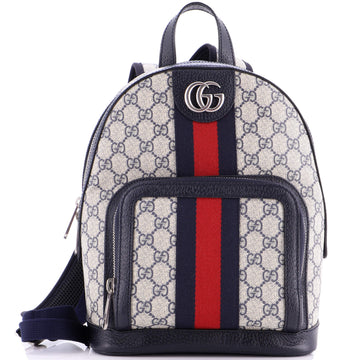 Gucci Ophidia Backpack GG Coated Canvas and Leather Small
