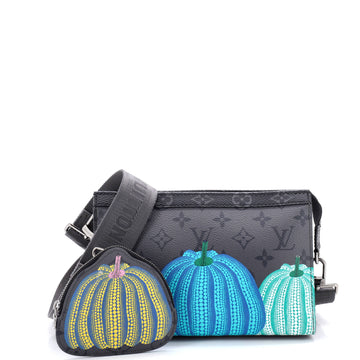 Louis Vuitton Gaston Wearable Wallet Yayoi Kusama Pumpkins Reverse Monogram Eclipse Canvas