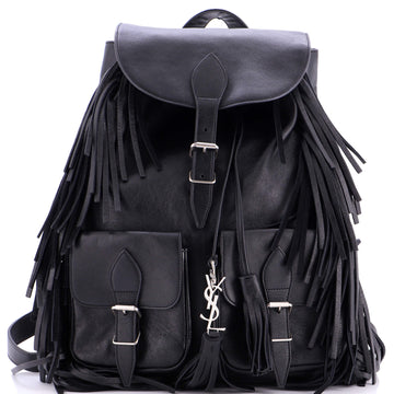 Saint Laurent Festival Backpack Fringe Leather Medium