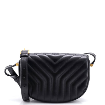 Saint Laurent Joan Satchel Matelasse Chevron Leather Small