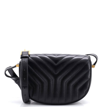 Saint Laurent Joan Satchel Matelasse Chevron Leather Small