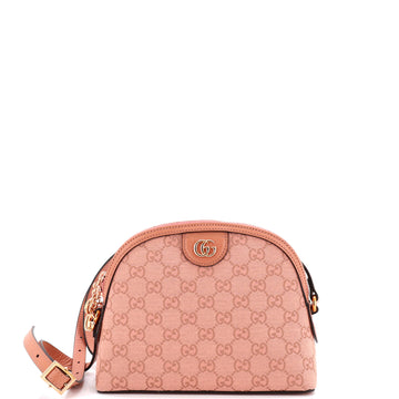 Gucci Ophidia Dome Shoulder Bag GG Canvas Small