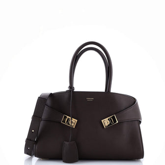 Salvatore Ferragamo Hug Top Handle Bag Leather Small