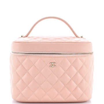 Chanel Classic Vanity Case Quilted Caviar Medium