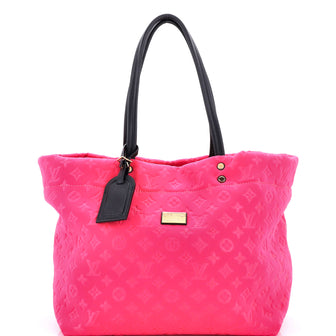 Louis Vuitton Scuba Tote Monogram Embossed Neoprene MM