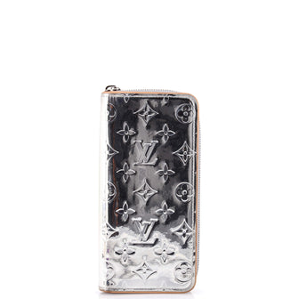 Louis Vuitton Zippy Wallet Monogram Mirror Coated Canvas Vertical