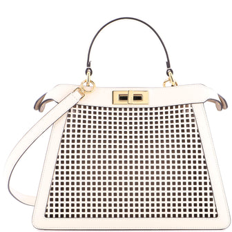 Fendi Peekaboo ISeeU Bag Perforated Leather Medium