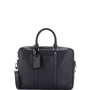 Louis Vuitton Porte-Documents Voyage Briefcase Taiga Leather PM